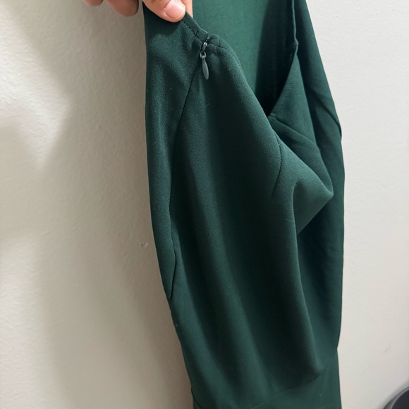 Petal & Pup Yvonne Emerald Green Hi Low Cut Out Midi Dress S - Picture 14 of 16